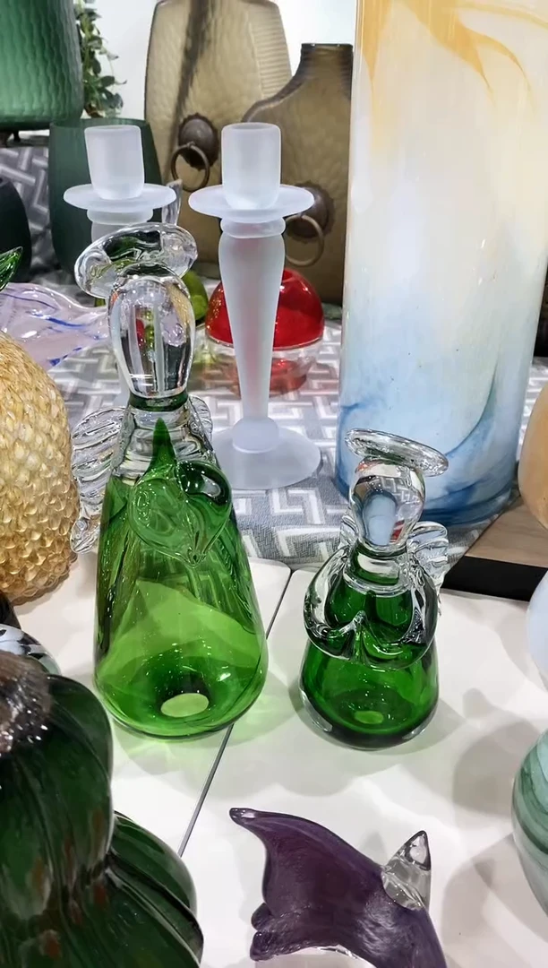 玲*慕忆家手作琉璃花瓶微瑕