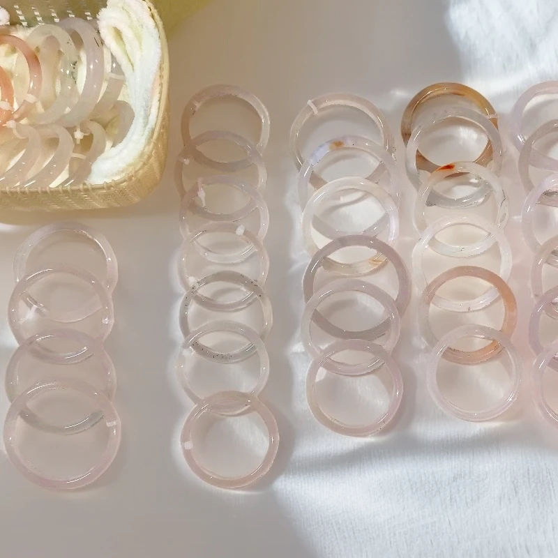 非金属珐琅手镯 女粉红色甜美爱心/水滴/铃铛时尚磨砂欧若智性风