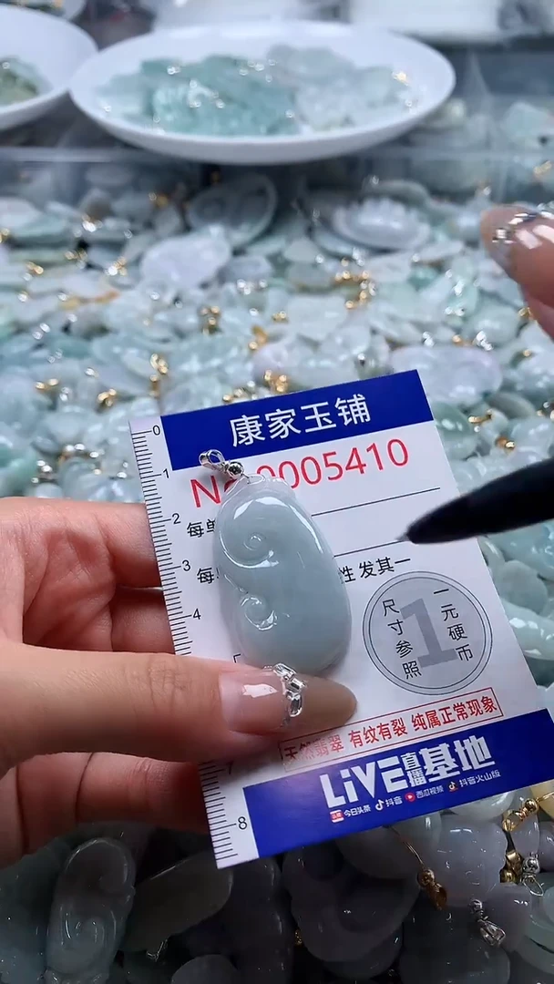 翡翠未镶嵌吊坠(不含链)5410