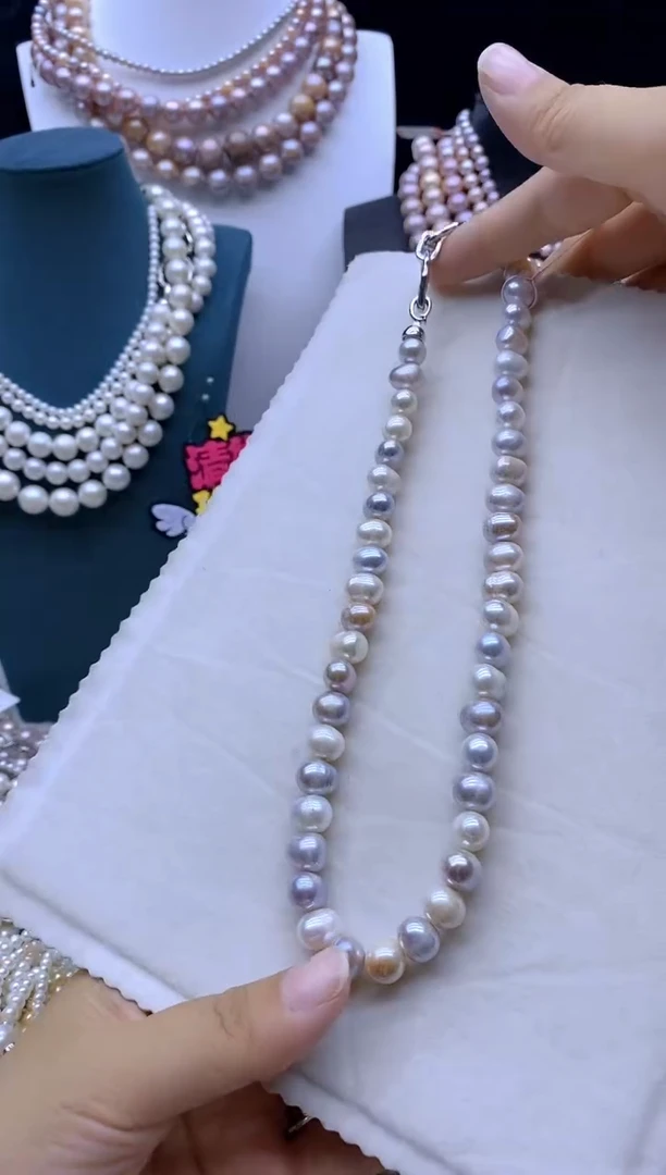 淡水珍珠未镶嵌项链珍珠项链