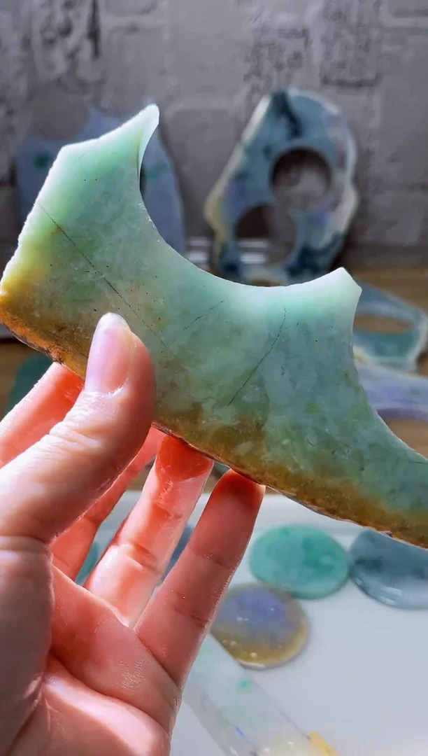 裸石翡翠天然翡翠A货玉 南 553