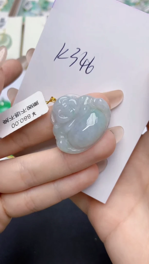 翡翠未镶嵌颈饰天然缅甸翡翠A货