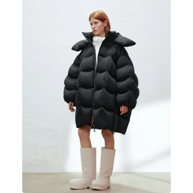 【LOCAT】yangyuqing  经典云朵可拆卸帽外套   YYQ24Aw031