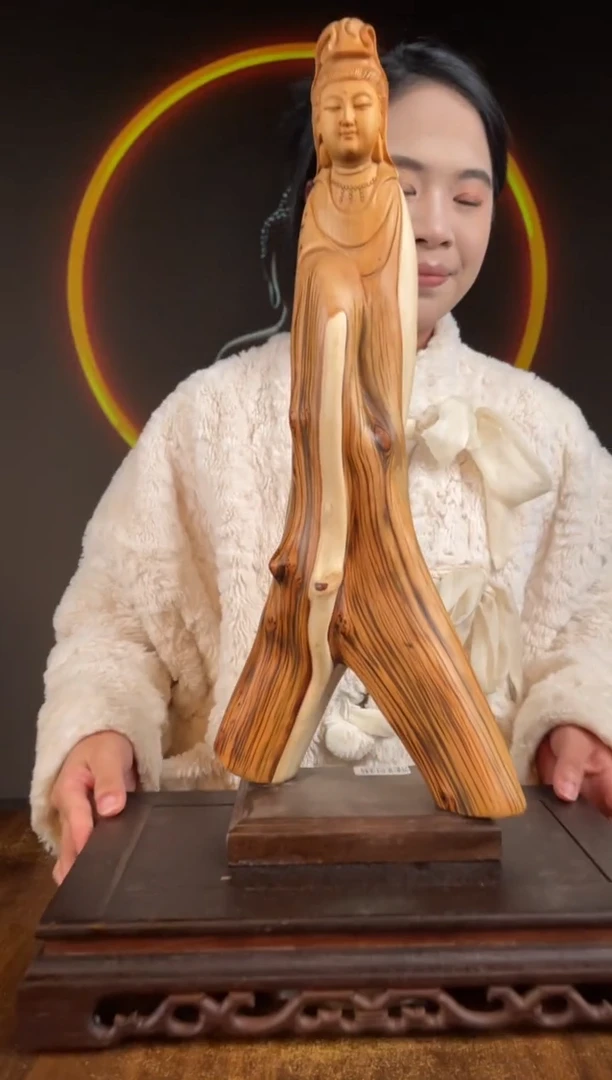 柏木（崖柏）手工摆件,先抢先得! 编号:84