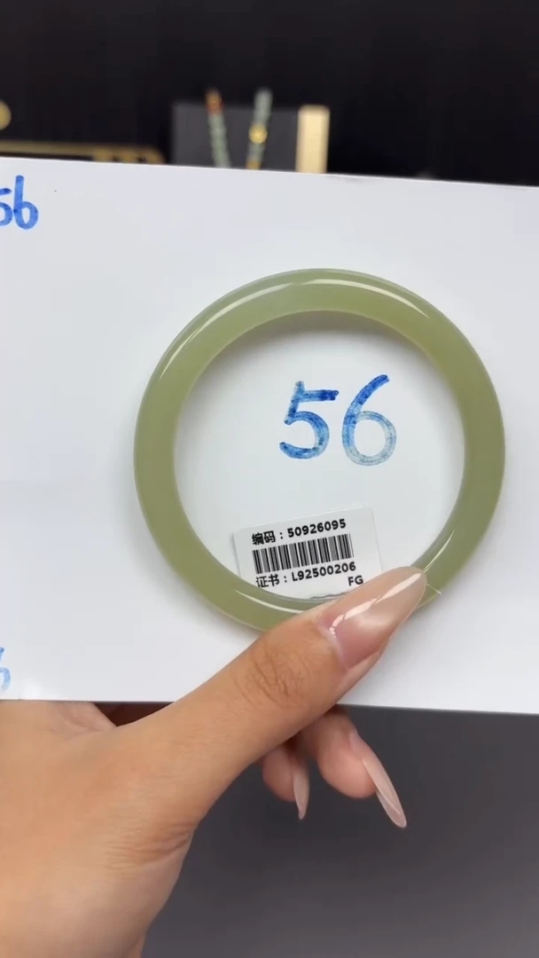未镶嵌手镯和田玉6095