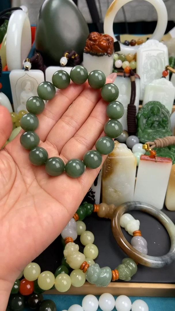 未镶嵌手串和田玉手串