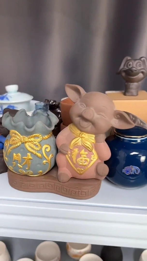 给钱就清 福财小猪摆件