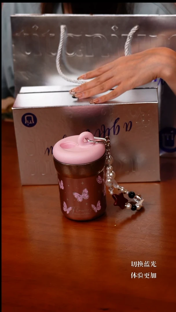 150 橘福 小圆墩钛杯-玫瑰金350ml