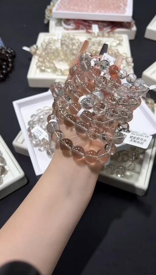 水晶手链未镶嵌13f多样性发其一【条】默认微瑕A13mm