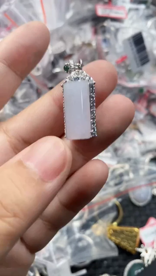 银S925镶嵌戒指翡翠111111   8