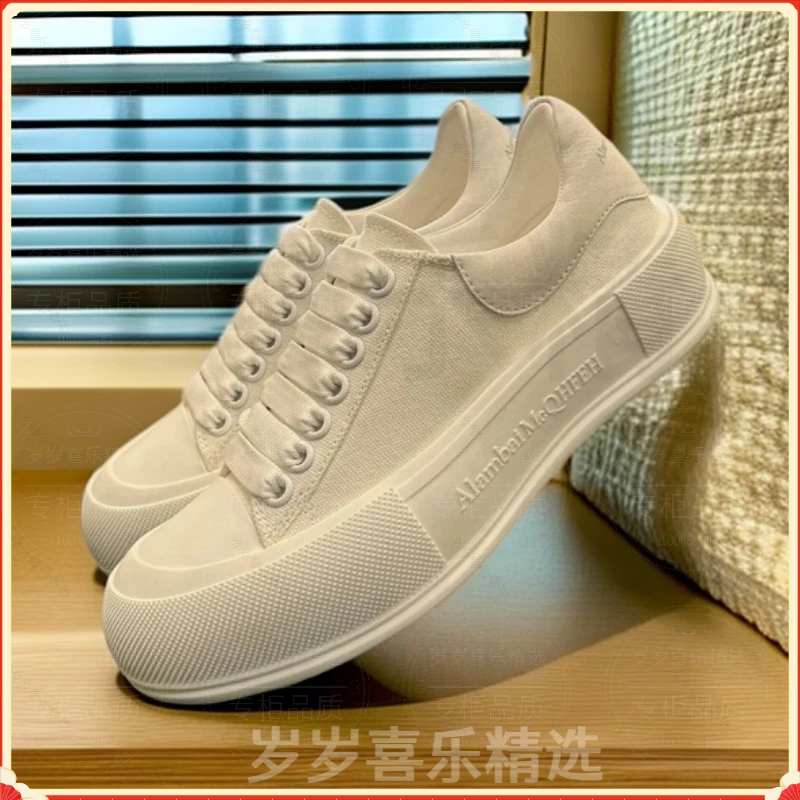 爆款运动帆布鞋时尚纯色板鞋布面透气休闲鞋舒适百搭小白鞋男女鞋