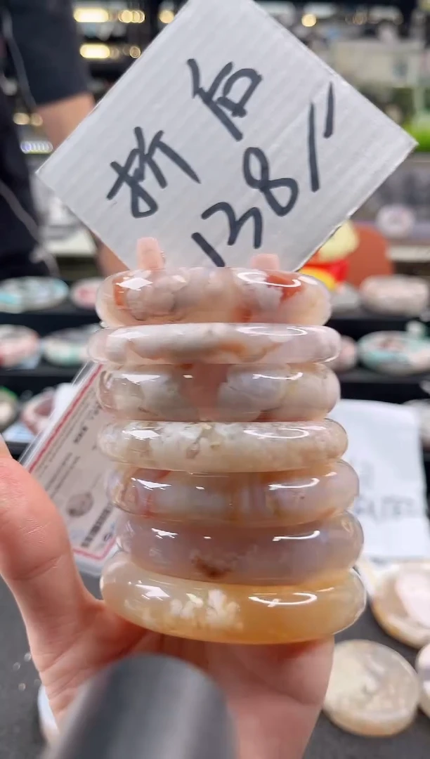 未镶嵌手镯石英质玉尘*丷圈口（赠品镯心）