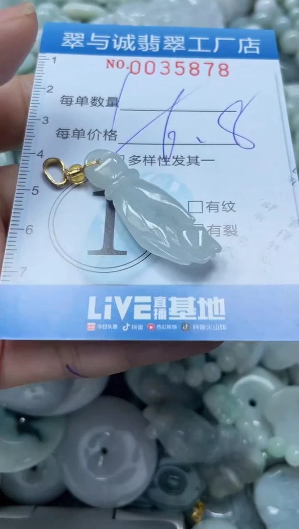 【闪购商品】翡翠颈饰未镶嵌闪购0035878多样性发其一