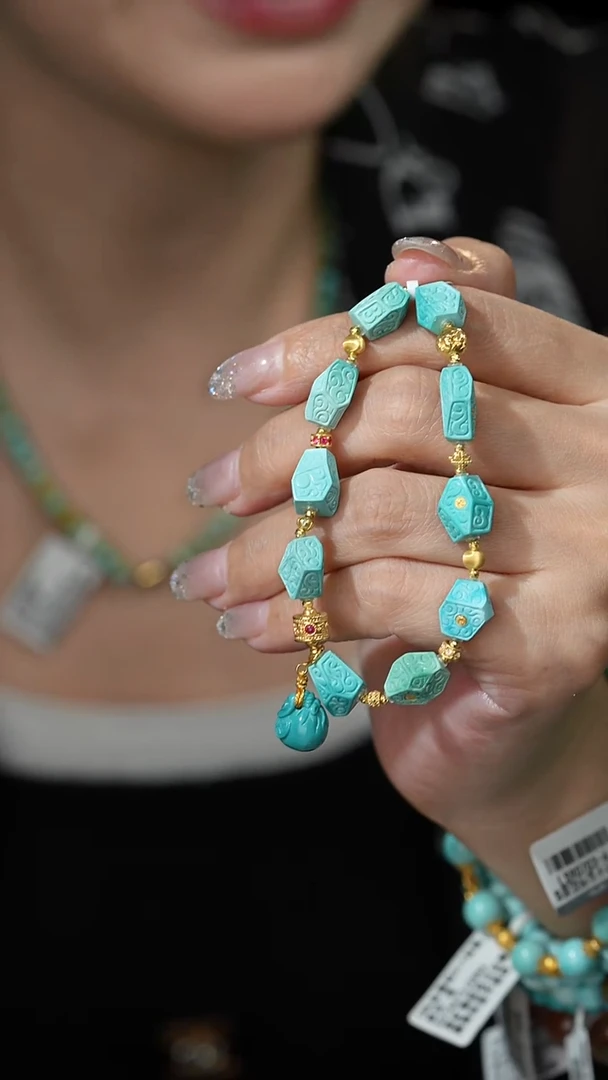 绿松石未镶嵌手串H99（多样性发一件）