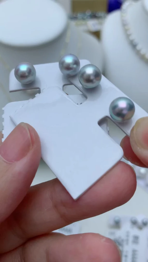 18K金镶嵌海水珍珠耳饰q39 多样性发其一