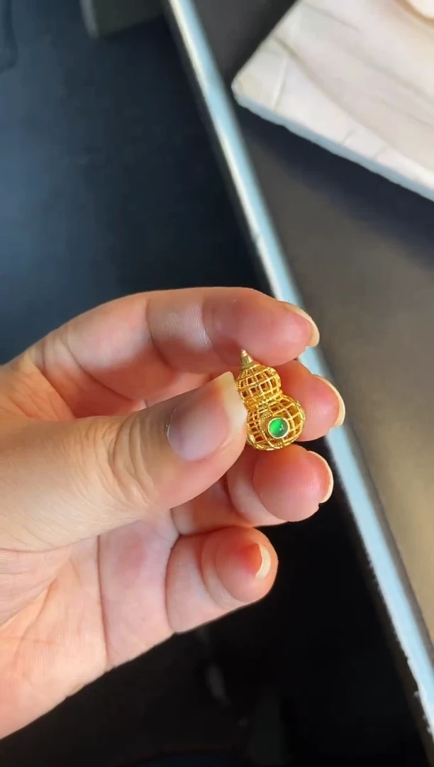 吊坠(不含链)银S925镶嵌翡翠1