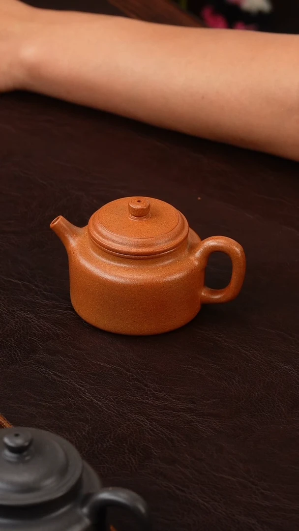 茶壶紫砂桃花泥德钟140cc