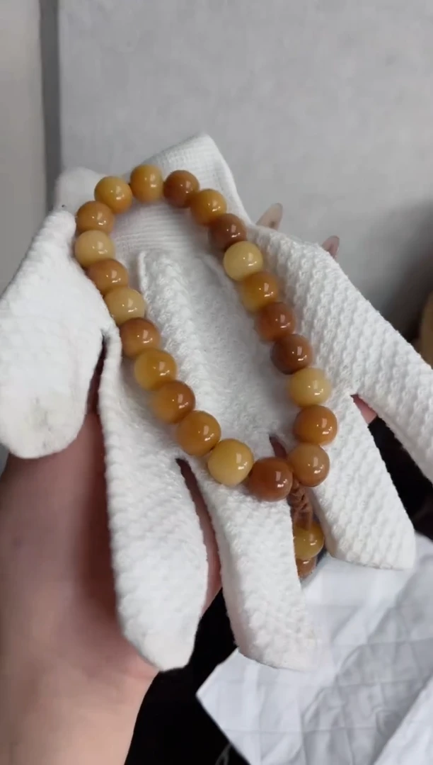 【闪购商品】菩提根/象牙果手串干磨桂花冻冻苹果12*13手持