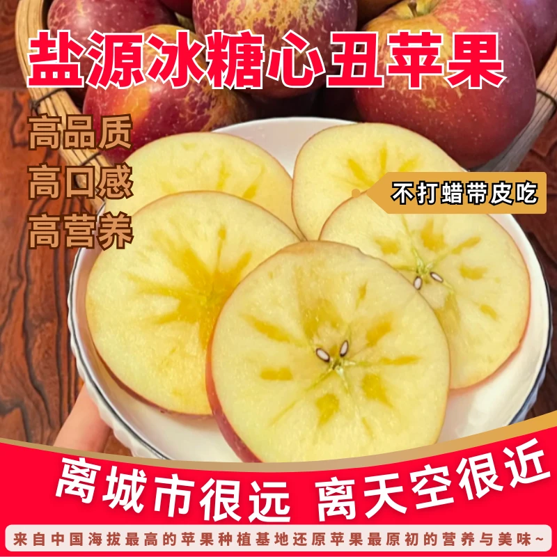 【浙采云甄选】送礼首选盐源丑苹果现摘脆甜薄皮大果产地直发