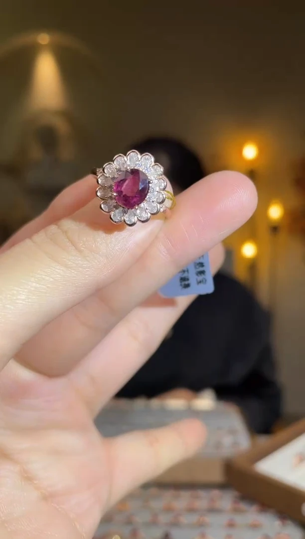 银S925镶嵌手饰碧玺手饰