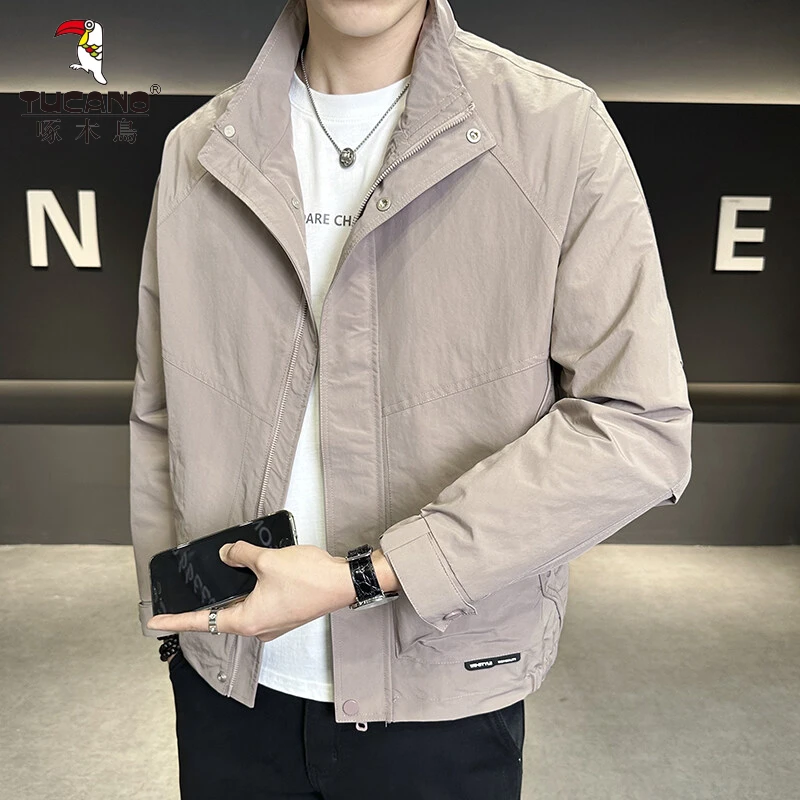 TUCANO/啄木鳥立领拉链不褪色透气夹克百搭外套春季男装修身