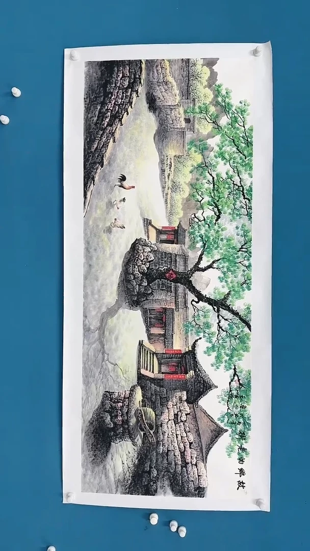 【闪购商品】国画 1.21-国检-王夫怀-六尺-49