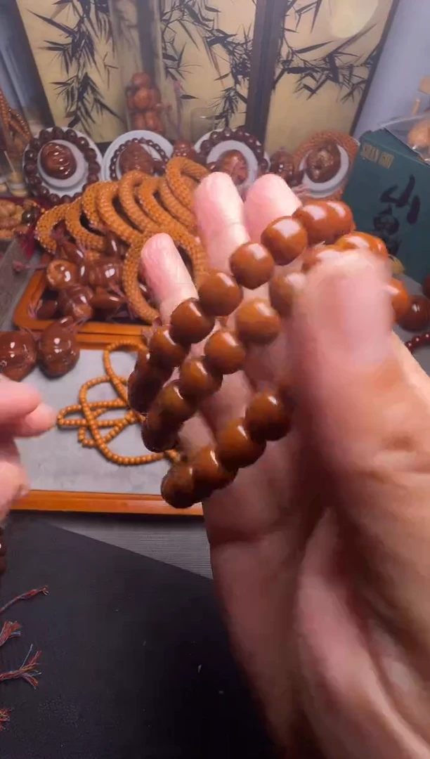 手串橄榄核猴头微瑕老型一个