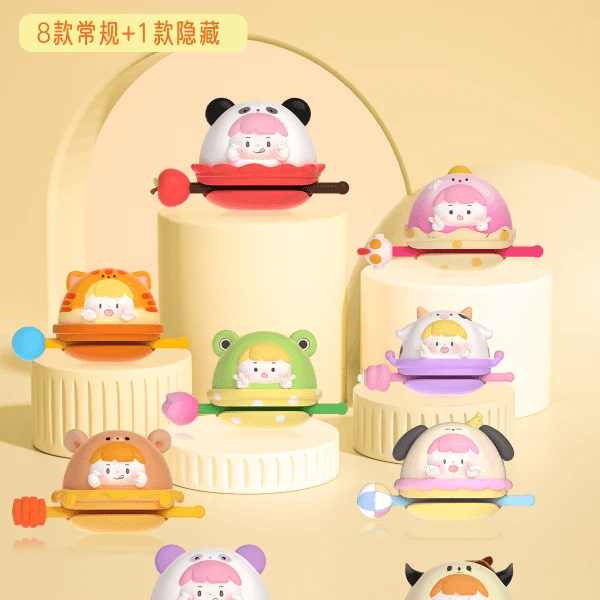 淘气包-敲敲乐解压木鱼潮玩摆件