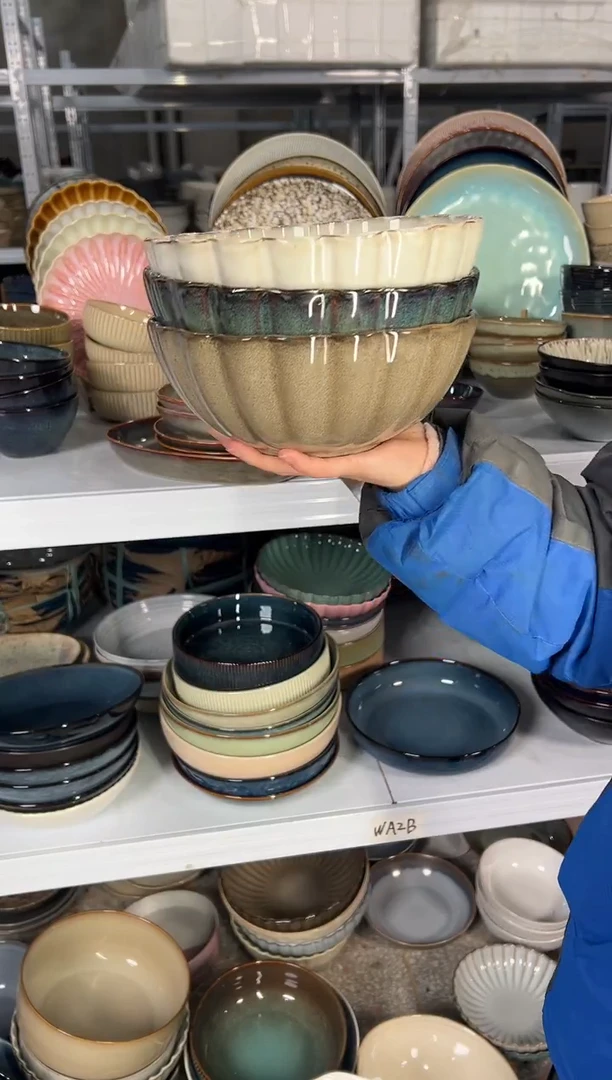 陶瓷外贸尾货瑕疵满20包邮X3 新品面碗组合