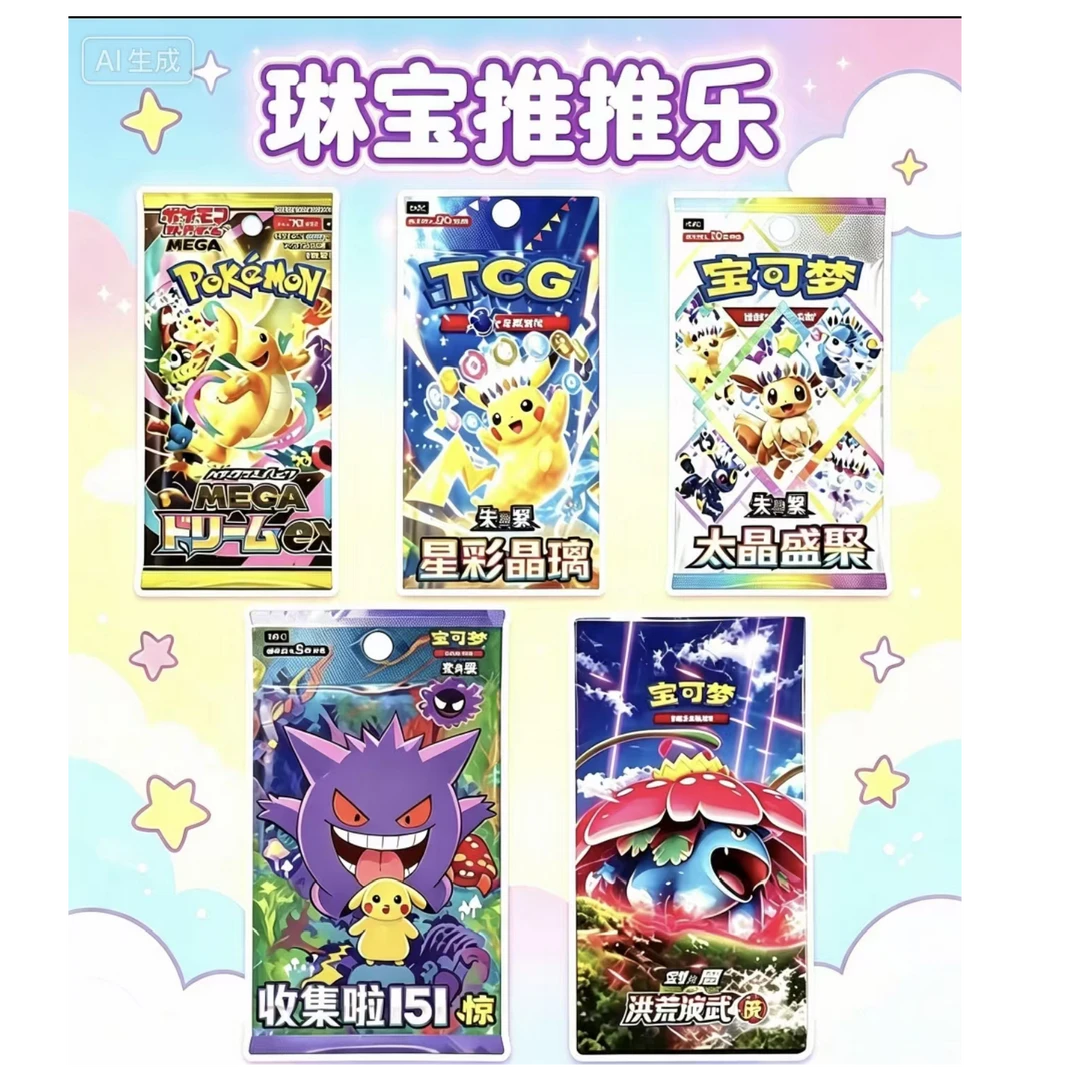 【PTCG琳宝】推推乐(卡包卡位混) 【下单默认代拆】