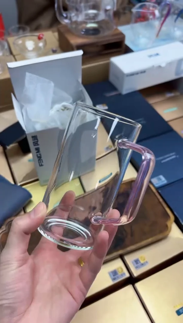 【闪购商品】风谜金标清雅杯浅粉色