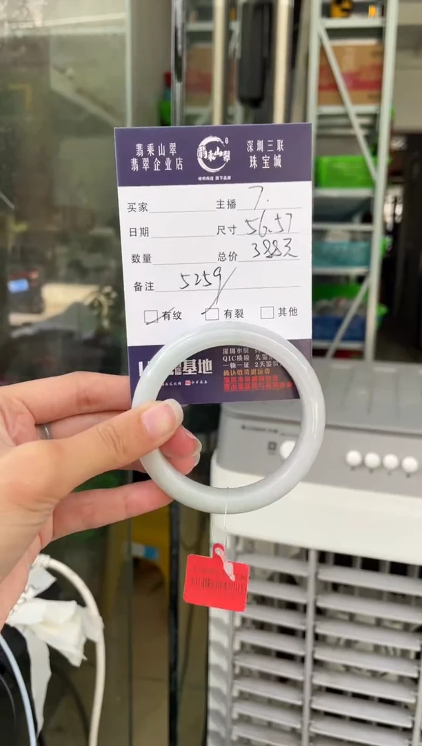 未镶嵌手镯翡翠Q 56正圈 5259
