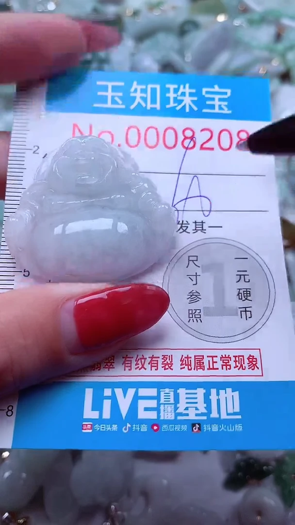 吊坠(不含链)未镶嵌翡翠8208