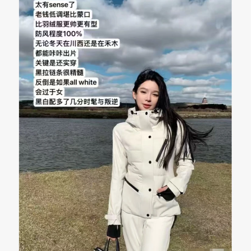 YDD•「Z-817」冬季新款百搭中长款休闲连帽长袖保暖外套女YR-2503