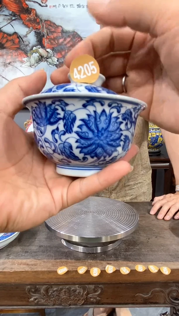 吴义松陶瓷联盟手绘陶瓷编号：4205