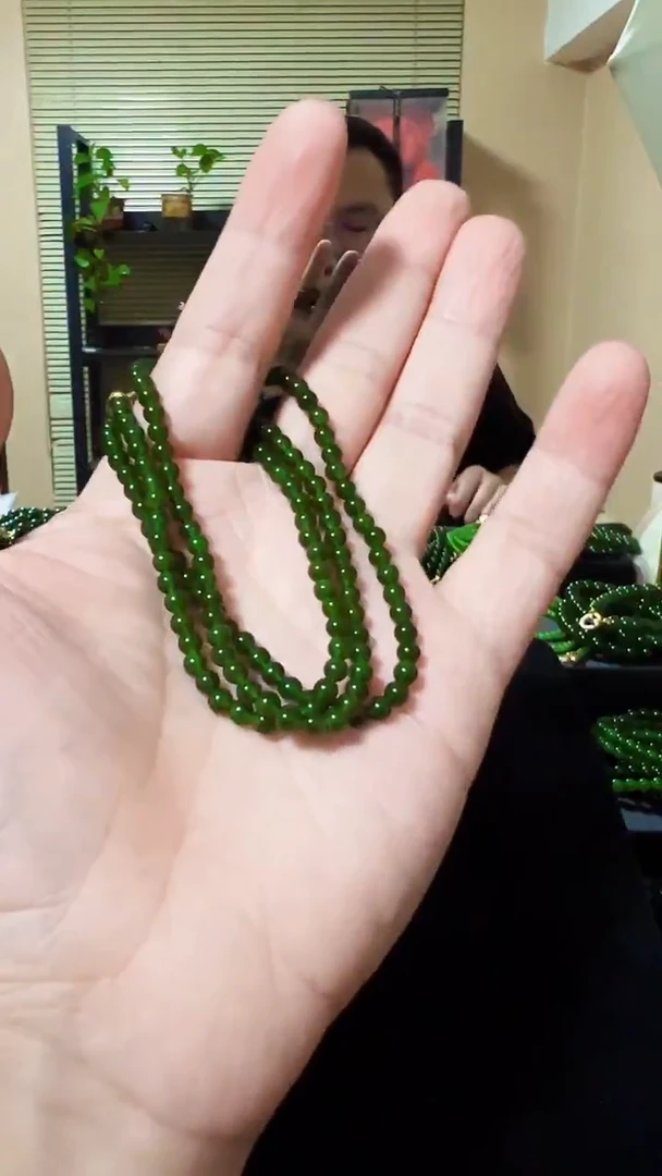 项链未镶嵌和田玉（碧玉）4