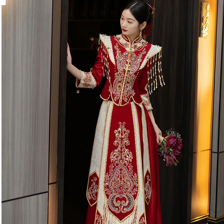 【特价处理】秀禾服婚服2025新款新娘结婚敬酒礼服中式婚礼嫁衣秀禾