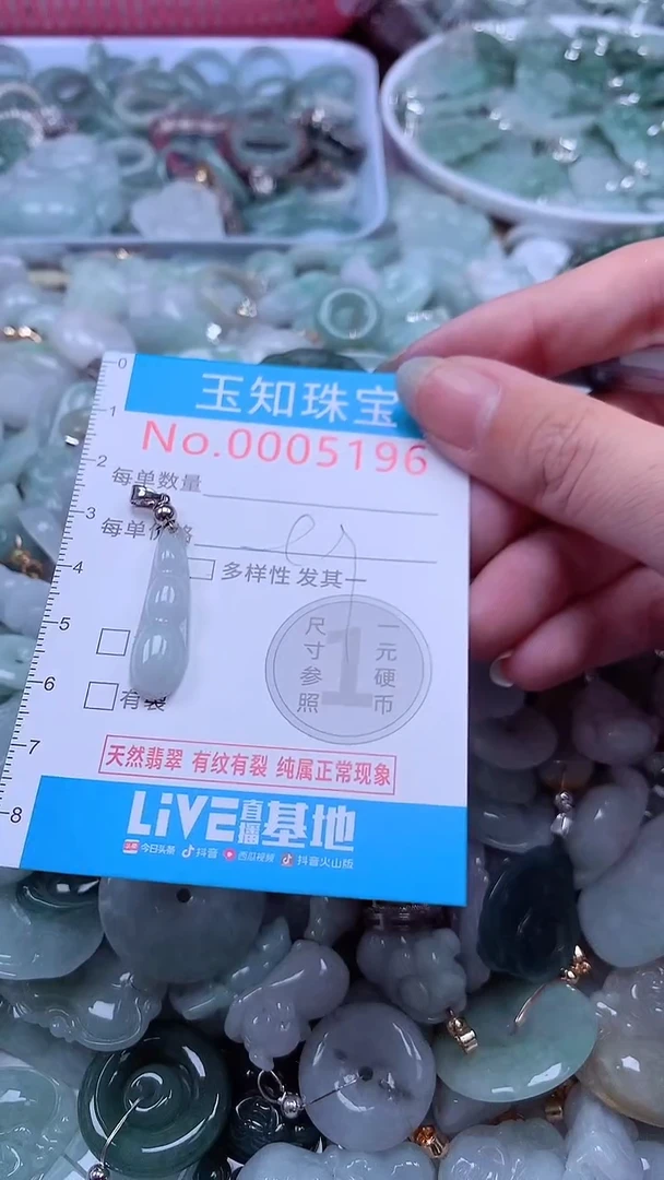 翡翠未镶嵌吊坠(不含链)5196
