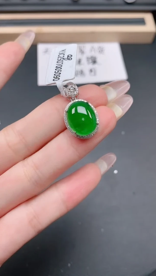 银S925镶嵌戒指翡翠1111