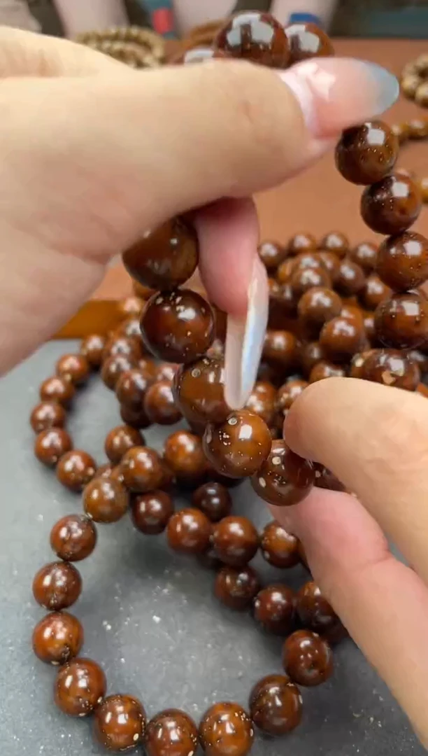 紫金鼠吊坠5号手串