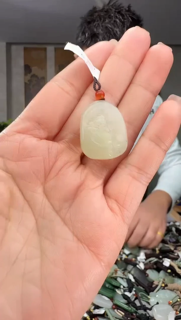 颈饰未镶嵌和田玉拍一发一多样性发货