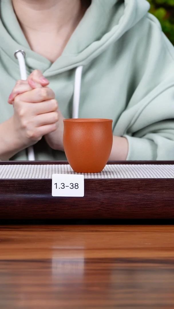 茶壶紫砂1.3-38 大红泥  主人杯