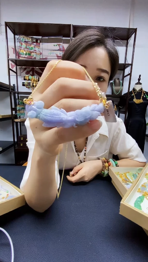 颈饰未镶嵌翡翠翡翠吊坠