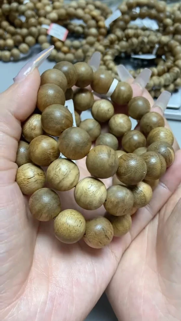 手串沉香文莱圆珠单圈1.5留疤花多样性发其一
