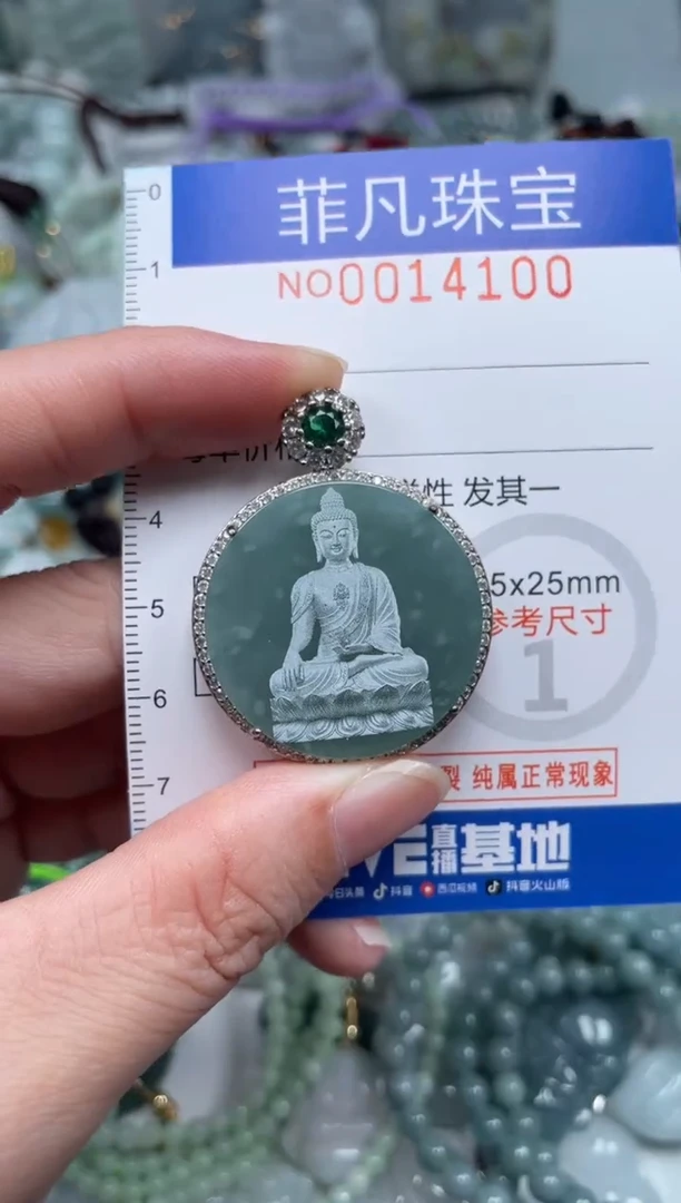 颈饰未镶嵌翡翠14100
