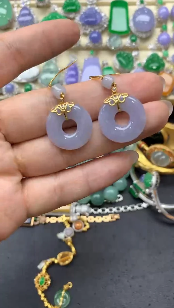 【闪购商品】翡翠颈饰18K金镶嵌333中国好珍宝