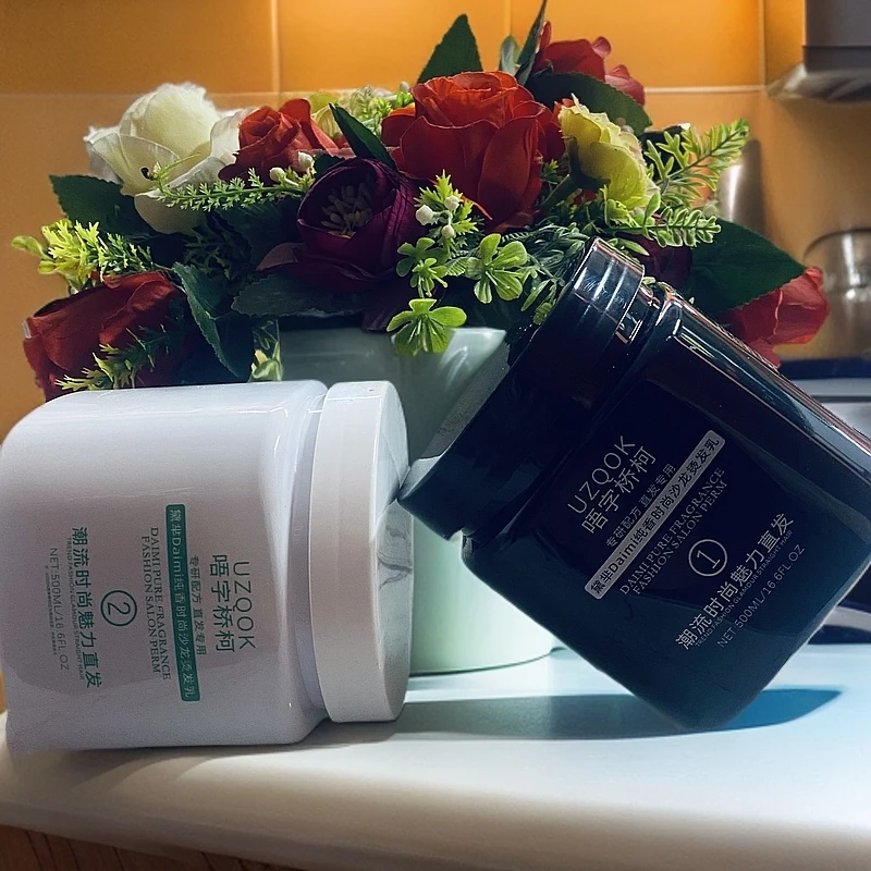 时尚潮流家用直发膏蛋白矫正+软化双效合一长效锁型发丝柔顺亮泽