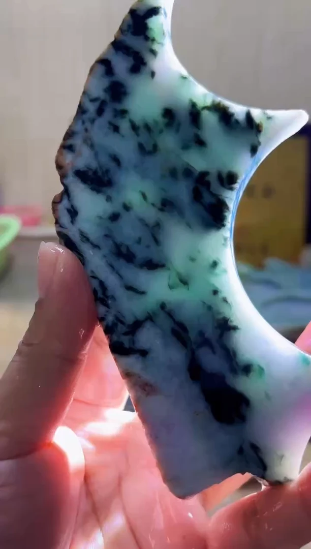 未镶嵌挂件翡翠A货常星3441