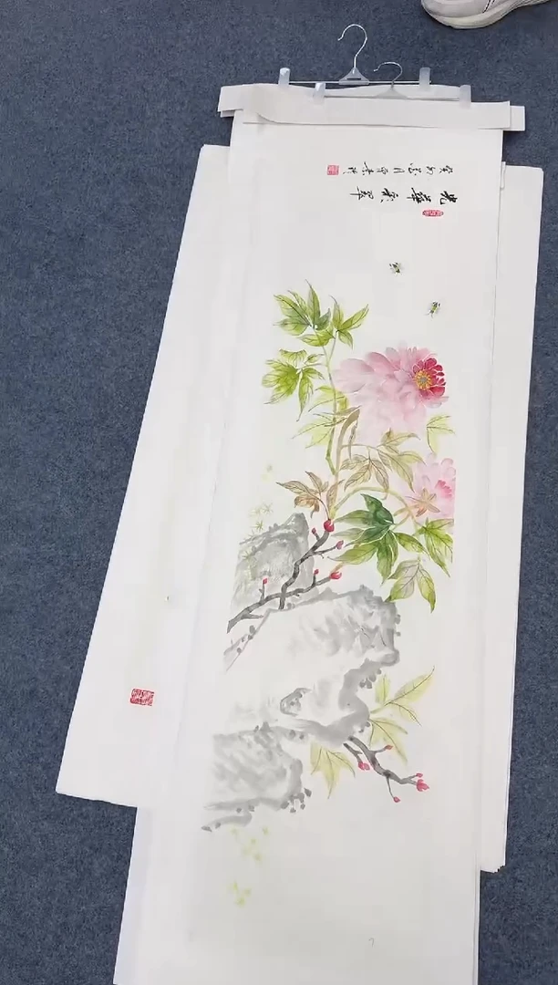 国画墨古牡丹同类型随机