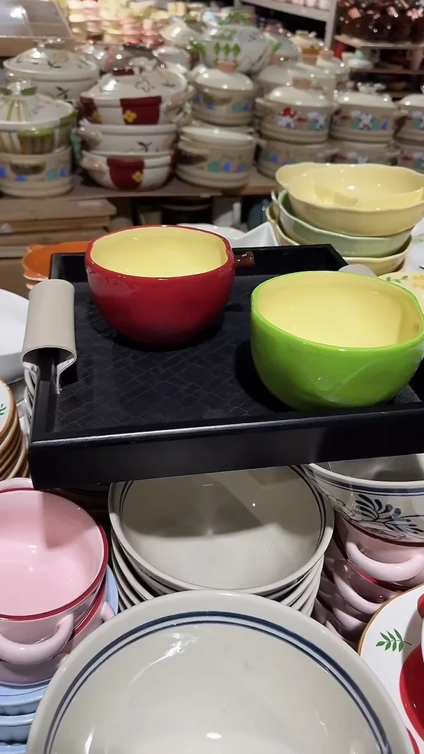 陶瓷2个苹果碗微瑕 凑满20元包邮